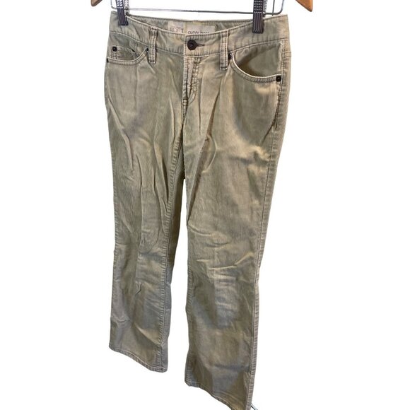 Ann Taylor Loft Tan Corduroy Curvy Bootcut Pants Sz 0P - Picture 3 of 8
